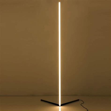 Free Shipping White Color Corner Floor Lamp Nordic Modern Led Floor La