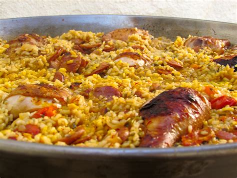 I added it with the broth and let them cooked until. Arroz con Pollo Recipe - Mil Recetas