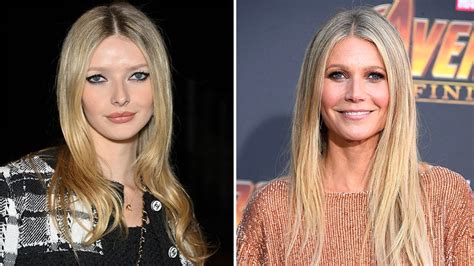 Gwyneth Paltrows Daughter Apple Is Spitting Image Of Her Mother At Paris Fashion Week Debut