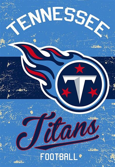Tennessee Titans Football Vintage Poster Iron On Transfer 3 Divine