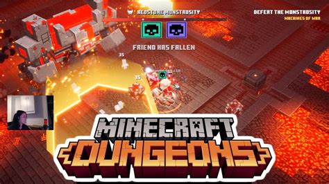Minecraft Dungeons Fiery Forge With My Fam Squad Youtube