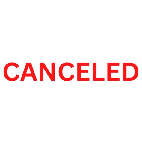 Canceled PNG Image HD PNG All
