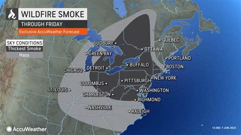 Worst Wildfire Smoke Outbreak In Northeastern Us In More Than 20 Years