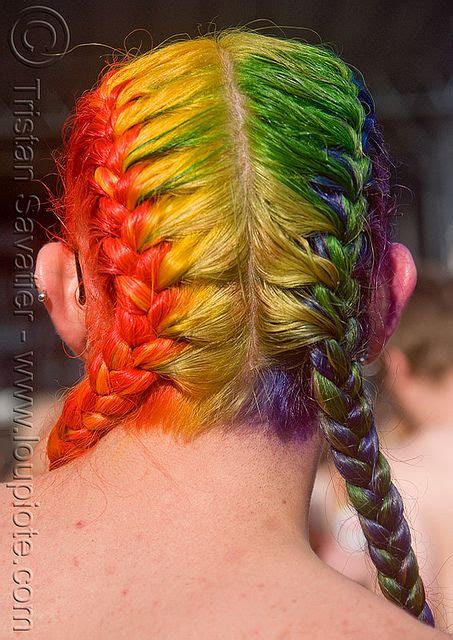 Dsc09215 Rainbow Hair Braid With Images Braided Hairstyles