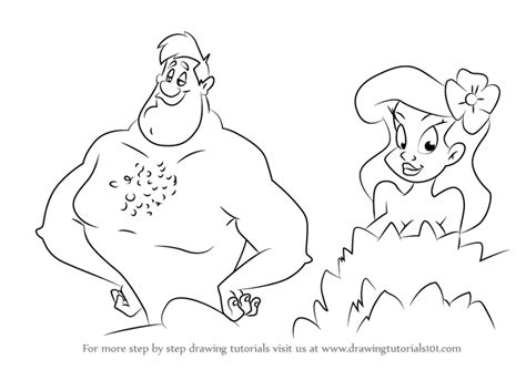 Learn How To Draw Adam And Eve From Animaniacs Animaniacs Step By