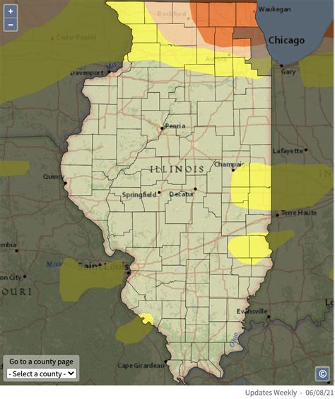 Current Us Drought Conditions For Illinois Ilsoyadvisor