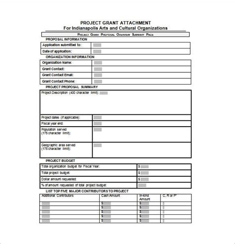 38 Grant Proposal Templates Doc Pdf Pages