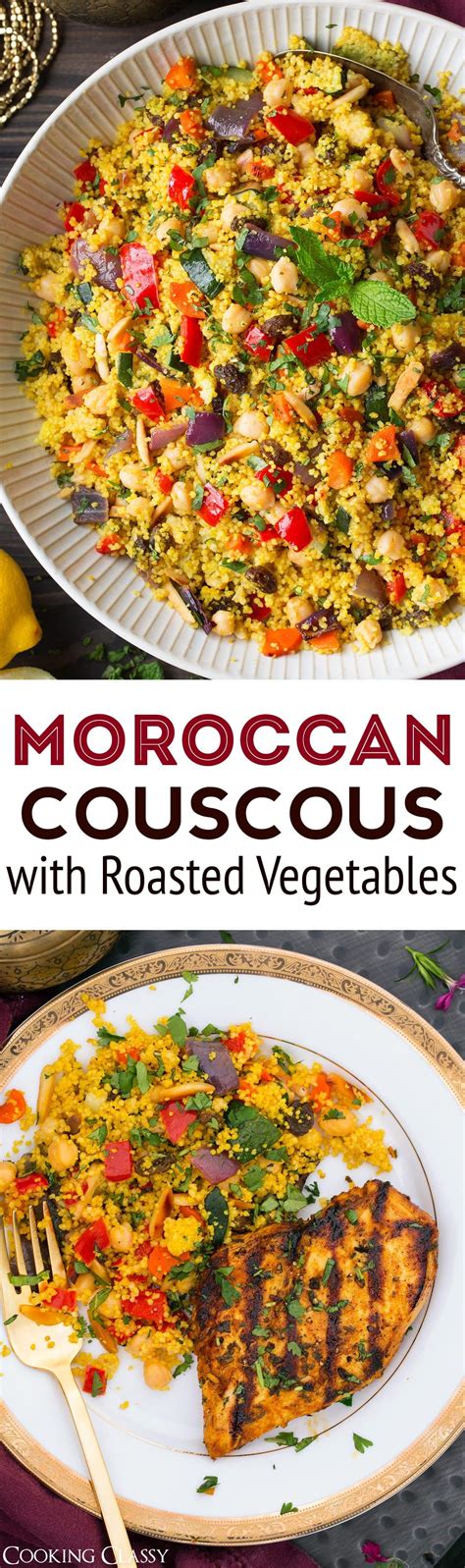 Moroccan Couscous Recipe With Roasted Veggies Cooking Classy