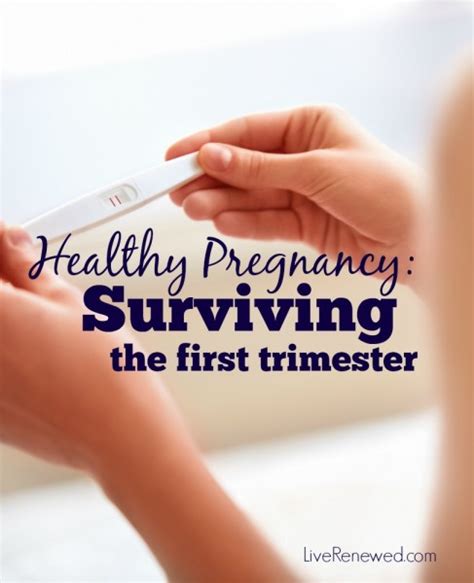 Healthy Green Pregnancy Surviving The First Trimester