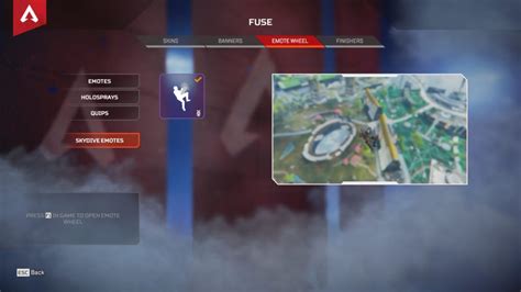 Apex Legends Skydive Emotes How To Equip And Get Them Dot Esports