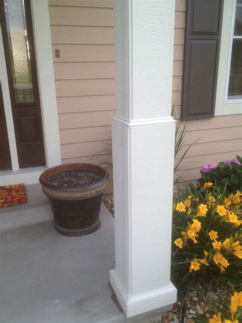 Shop our selection of columns accessories in the building materials department at the home depot. Our front porch needed to get dressed up a bit so I turned ...