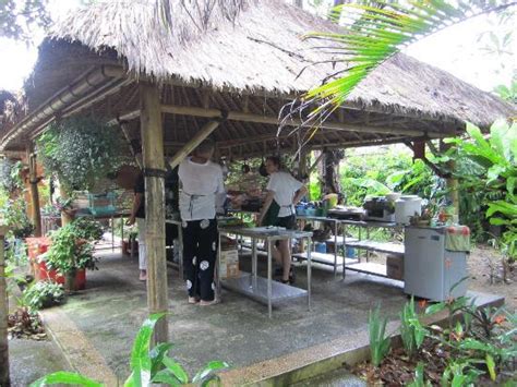 The Outdoor Kitchen Picture Of Bamboo Shoots Cooking School Sanur Tripadvisor