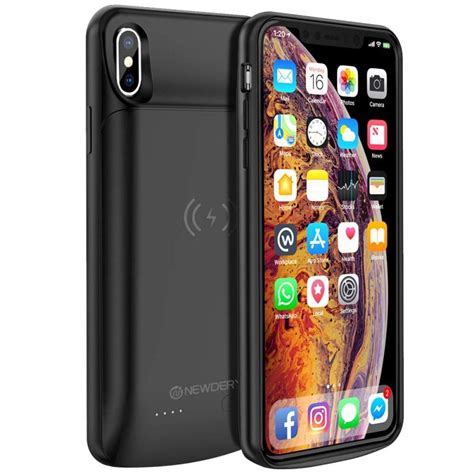 Newdery Wireless Charging Battery Case Iphone Xs Max