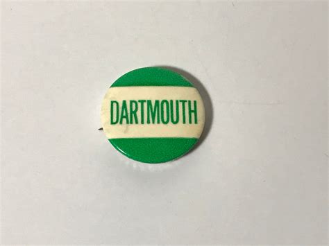 Vintage Dartmouth College Celluloid Pinback Button Keepsake Souvenir