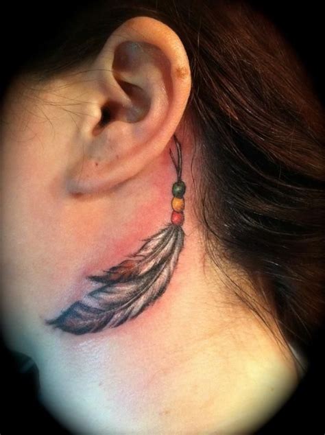 Feathers Neck By Jessica Brennan Feather Tattoo Arm Indian Feather