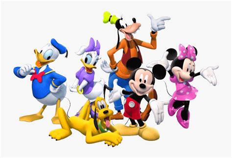 Mickey Mouse Pluto Goofy Minnie Mouse Donald Duck Png Clipart Art