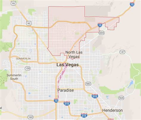 Map With Zip Codes Las Vegas Nv