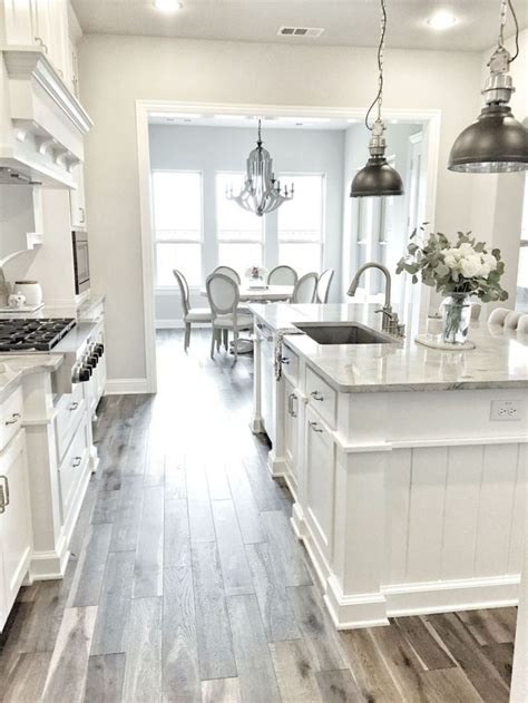 Considered to be the brand's whitest white, this one achieves a crisp look thanks to the fact that there are no visible undertones. 11 Perfect Kitchens with Hardwood Floors and White ...