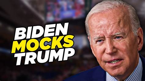 Biden Mocked Trump After He Left Junk All Over The White House Youtube