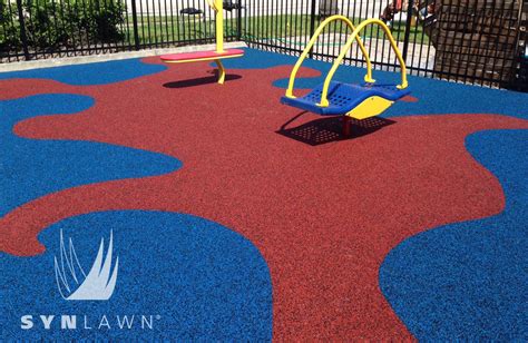 New York Safety Surfacing And Pour In Place Rubber Flooring Synlawn