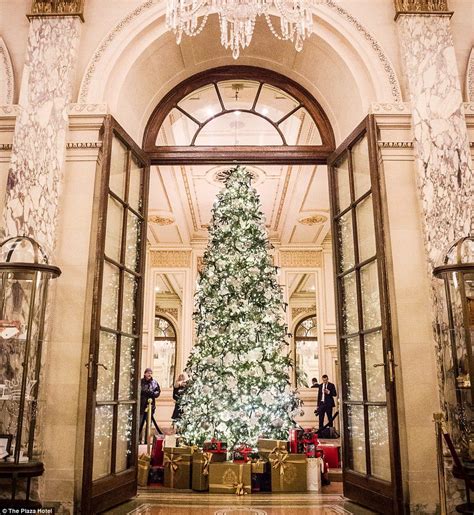 Here is how the top hotels are decked out for Christmas  Nyc christmas