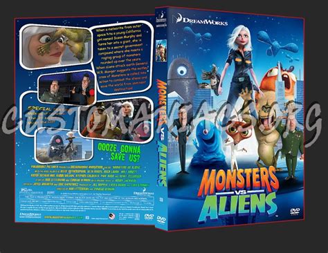 Monsters Vs Aliens Dvd Cover DVD Covers Labels By Customaniacs Id
