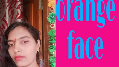 Orange Face Serum Apply On Face Youtube