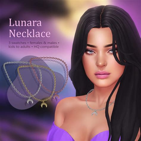 Lunara Necklace Best Sims Mods