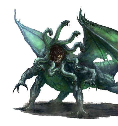 half fiend thessalhydra monster pathfinder pfrpg dnd dandd 3 5 5e 5th ed d20 fantasy warhammer
