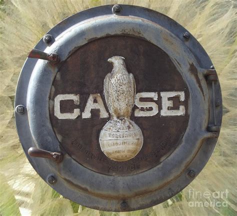 Old Case Tractor Logo Photograph By Linda Peglau Fine Art America