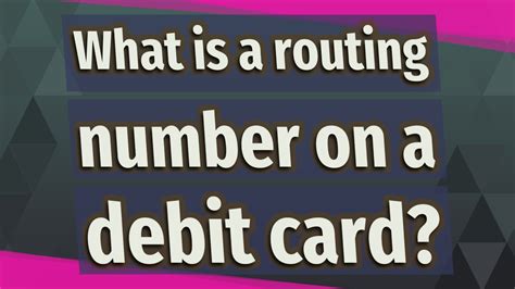 To locate a routing number on a check, look at the bottom, left hand corner of your check. What is a routing number on a debit card? - YouTube