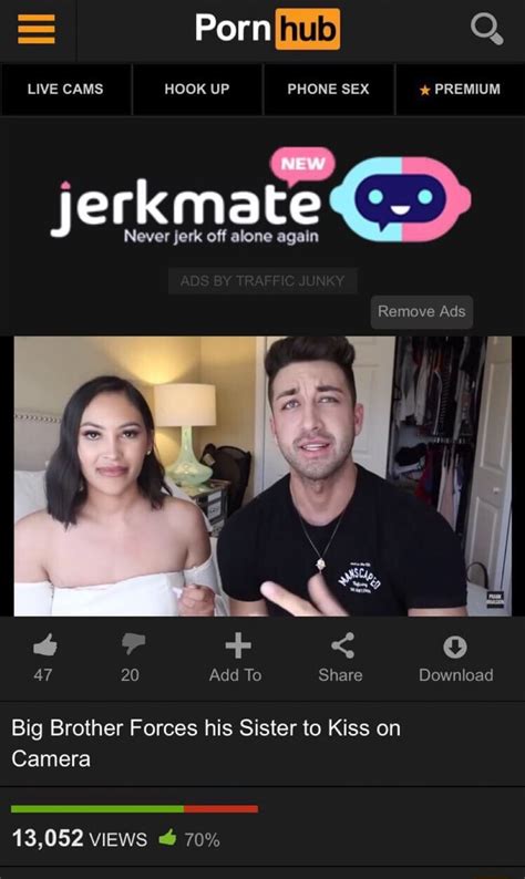 On Camera Jerkmate Never Jerk Off Alone Again Big Brother Forces His