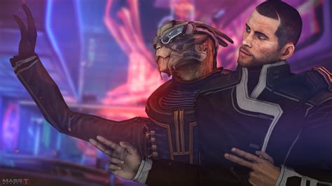 тапети Mass Effect Garrus Vakarian командир Шепърд видео игри