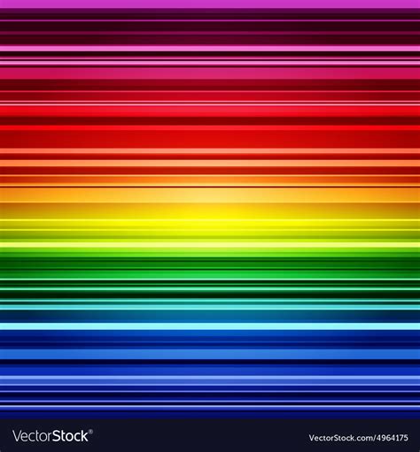 Abstract Rainbow Stripes Colorful Background Vector Image