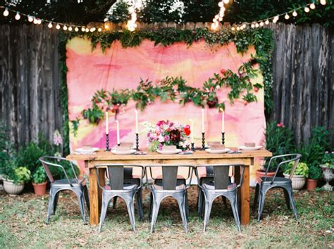Rustic wedding decor ideas & inspiration. Backyard Wedding Decoration Ideas