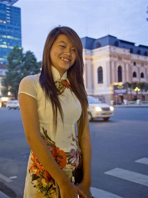 Street Portrait Saigon Massage Flyer Girl 1 This Is One Flickr