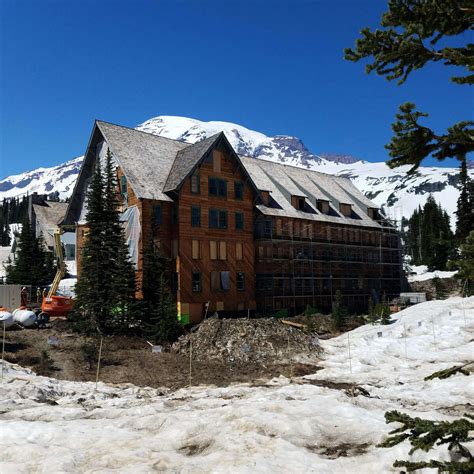 Photos Mount Rainier Nps Historic Paradise Inn Reopens After Annex