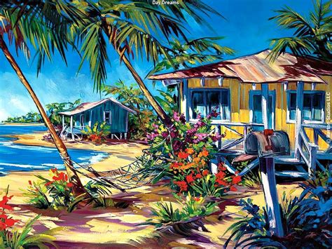 Steve Barton Day Dreams Caribbean Art Beach Artwork Beach Painting