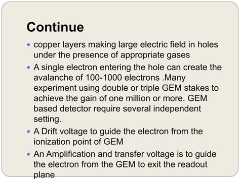 Gaseous Electron Multiplier And Its Simulationpptx