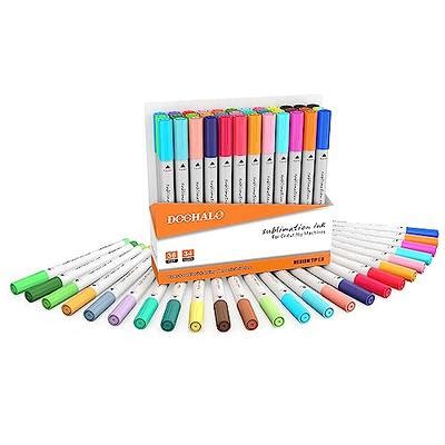 DOOHALO Sublimation Markers Pens For Cricut Joy Drawing Coloring 36 Infusible Markers Pens For