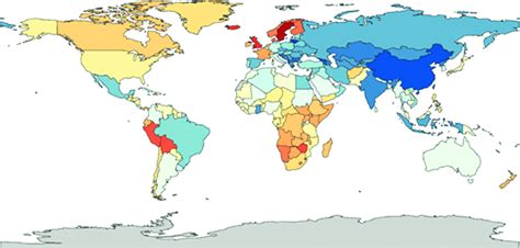 Global Prevalence Of Atopic Dermatitis Both Sexes All Ages 2015