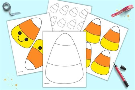 Candy Corn Coloring Sheet Printable Activity Twinkl Lupon Gov Ph