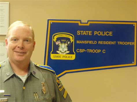 Meet Your Resident State Trooper Sgt Richard Cournoyer Mansfield