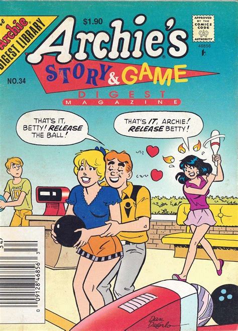 archie s story and game digest 34 in 2020 archie comic books book review blogs archie