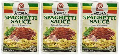Lawrys Original Spaghetti Sauce Mix 3 Pack