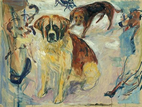 In The Kennel Painting By Edvard Munch Fine Art America