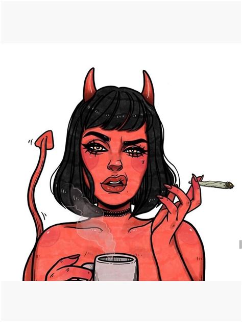 She Devil Sticker For Sale By Michaela Redbubble