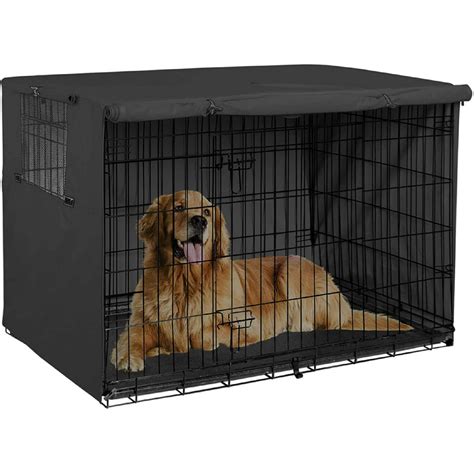 Tingor Dog Crate Cover Durable Polyester Pet Kennel Cover Universal