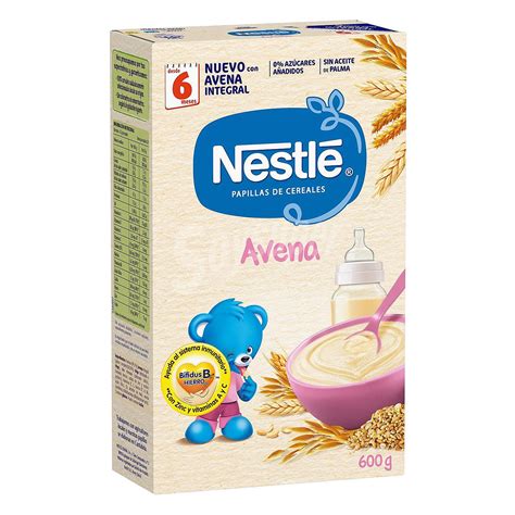 Nestlé Papilla Infantil Desde 6 Meses De Avena Integral Y Trigo 600 G