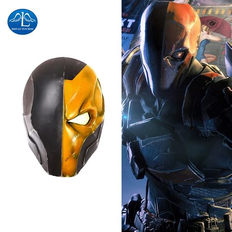 Manluyunxiao Full Face Deathstroke Cosplay Mens Party Mask For
